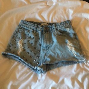 High waisted shorts